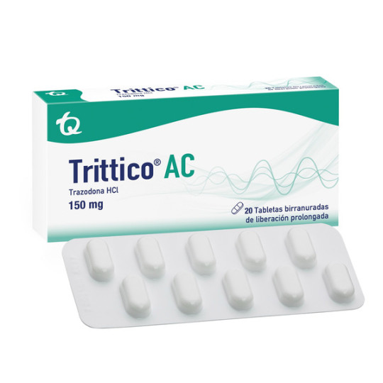 TRITTICO AC 150 MG 20 TABLETAS DE LIBERACION PROLONGADA