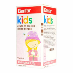 CETIRIZINA JARABE KIDS 0.01% 60 ML GENFAR