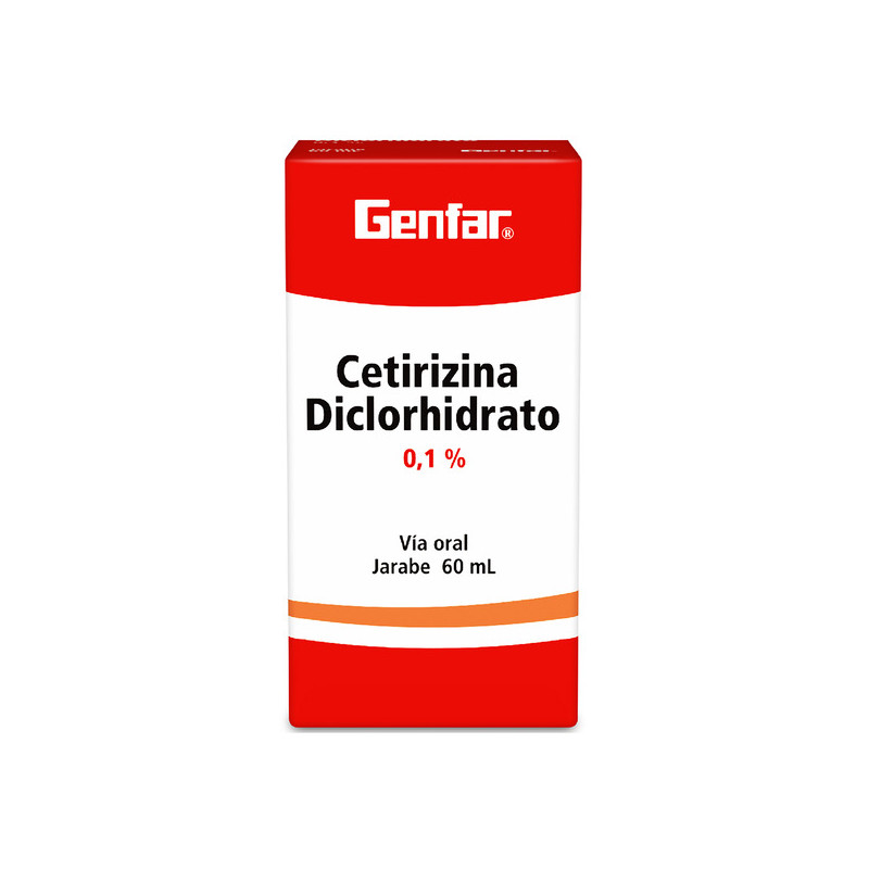 CETIRIZINA JARABE KIDS 0.01% 60 ML GENFAR