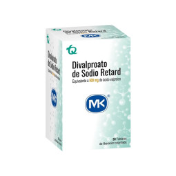 DIVALPROATO DE SODIO RETARD 500 MG 30 TABLETAS DE LIBERACION RETARDADA