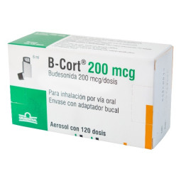 B CORT INHALADOR ADULTO 200 MCG 120 DOSIS