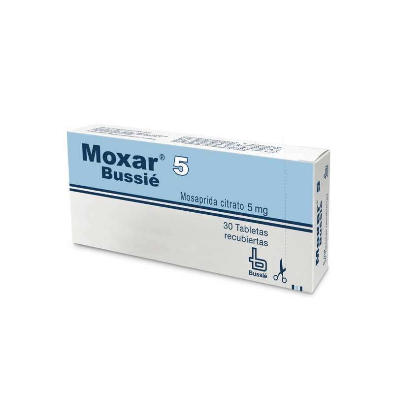 MOXAR 5 MG 30 TABLETAS RECUBIERTAS