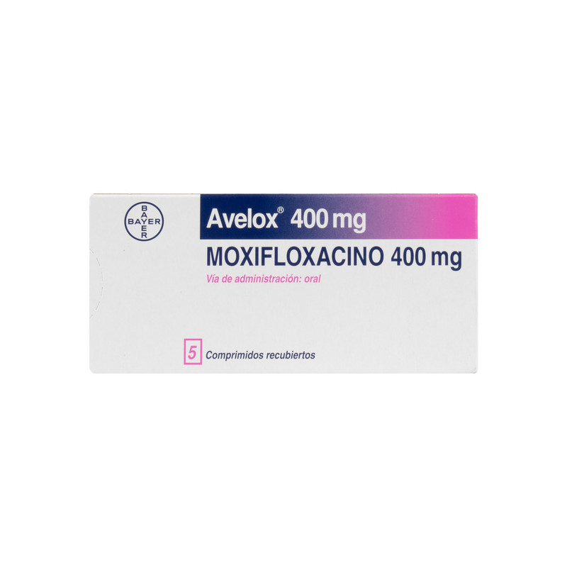AVELOX 400 MG 5 COMPRIMIDOS RECUBIERTOS
