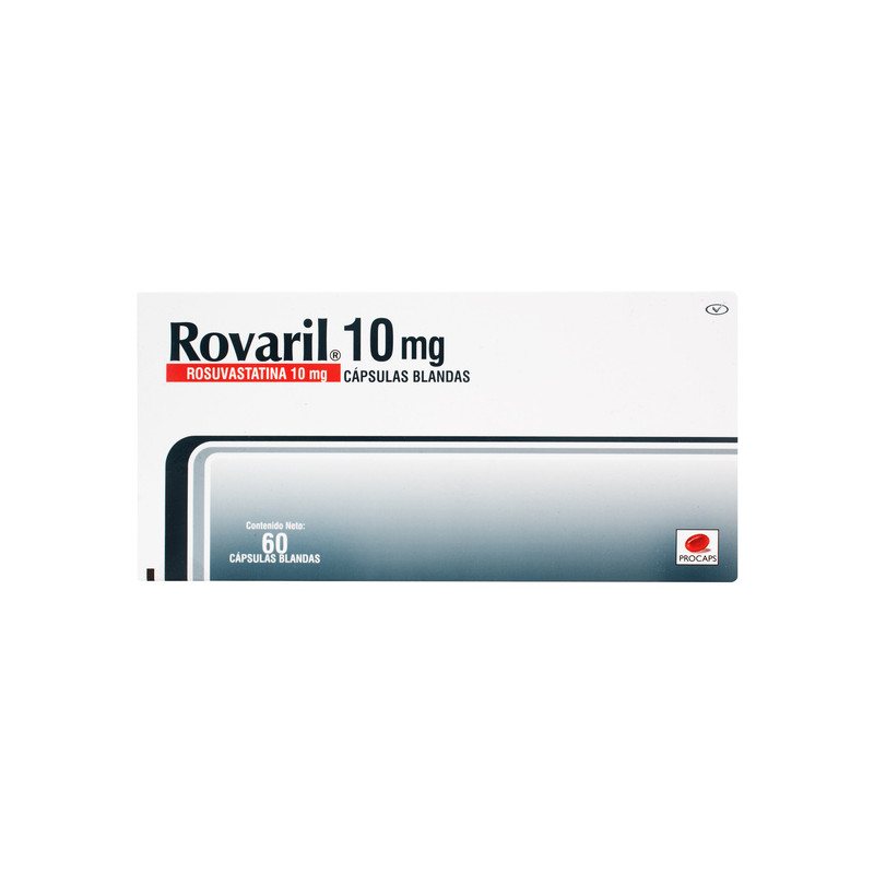 ROVARIL 10 MG 60 CAPSULAS