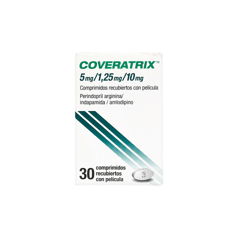 COVERATRIX 5/1.25/10MG 30 COMPRIMIDOS RECUBIERTOS