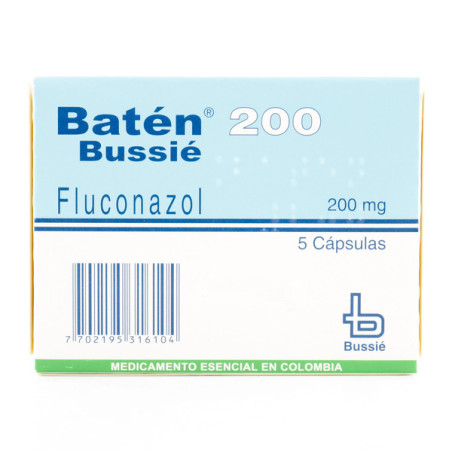 BATEN 200 MG 5 CAPSULAS