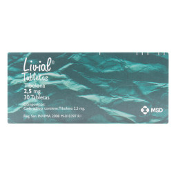 LIVIAL 2.5 MG 30 TABLETAS