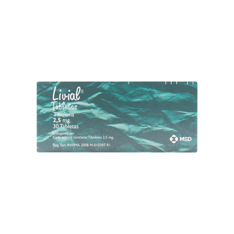 LIVIAL 2.5 MG 30 TABLETAS