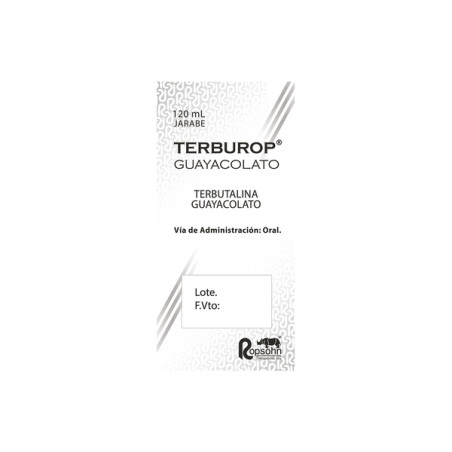 TERBUROP GUAYACOLATO JARABE 120ML