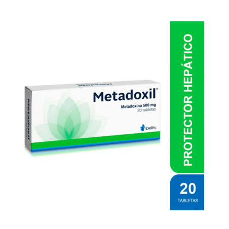 METADOXIL 500 MG 20 TABLETAS