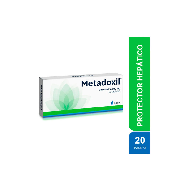 METADOXIL 500 MG 20 TABLETAS