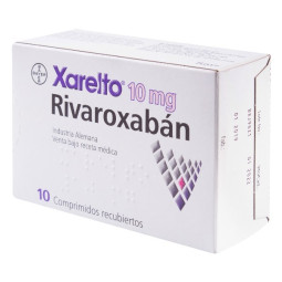 XARELTO 10 MG 10 COMPRIMIDOS RECUBIERTOS