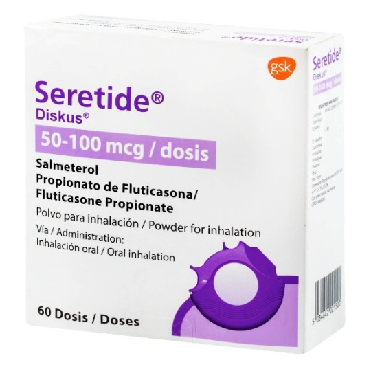 SERETIDE DISKUS 50/100 MCG 60 DOSIS