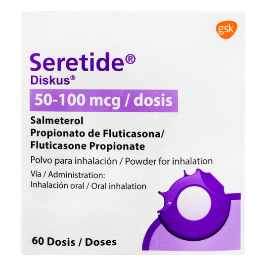 SERETIDE DISKUS 50/100 MCG 60 DOSIS