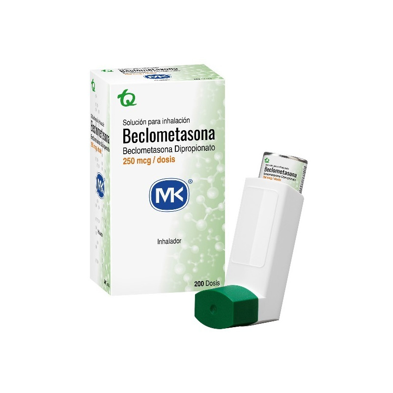 BECLOMETASONA BUCAL 250 MG 200 DOSIS MK