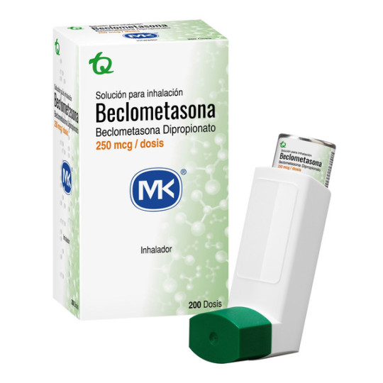 BECLOMETASONA BUCAL 250 MG 200 DOSIS MK