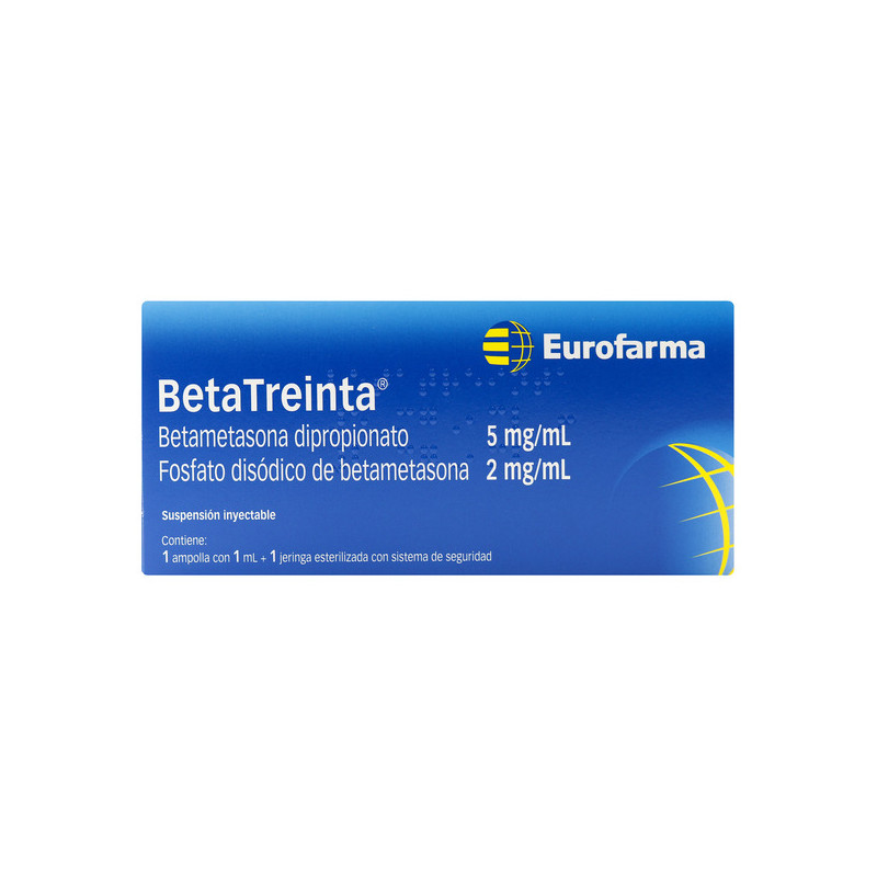 BETATREINTA 5MG + 2MG 1 ML AMPOLLA