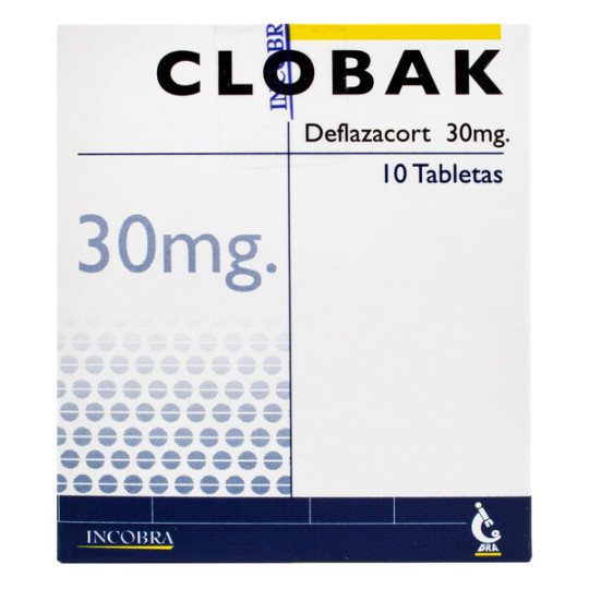 CLOBAK 30 MG 10 TABLETAS