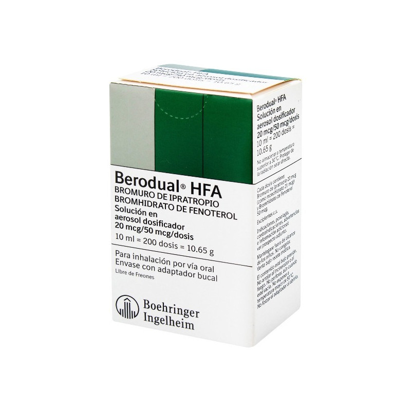 BERODUAL AEROSOL BUCAL HFA 10 ML 200 DOSIS