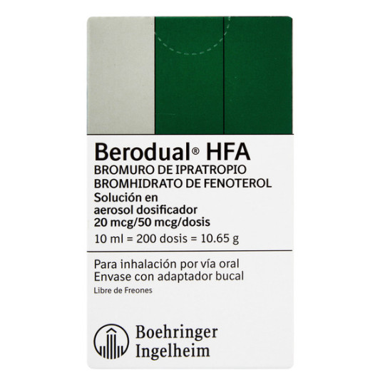 BERODUAL AEROSOL BUCAL HFA 10 ML 200 DOSIS