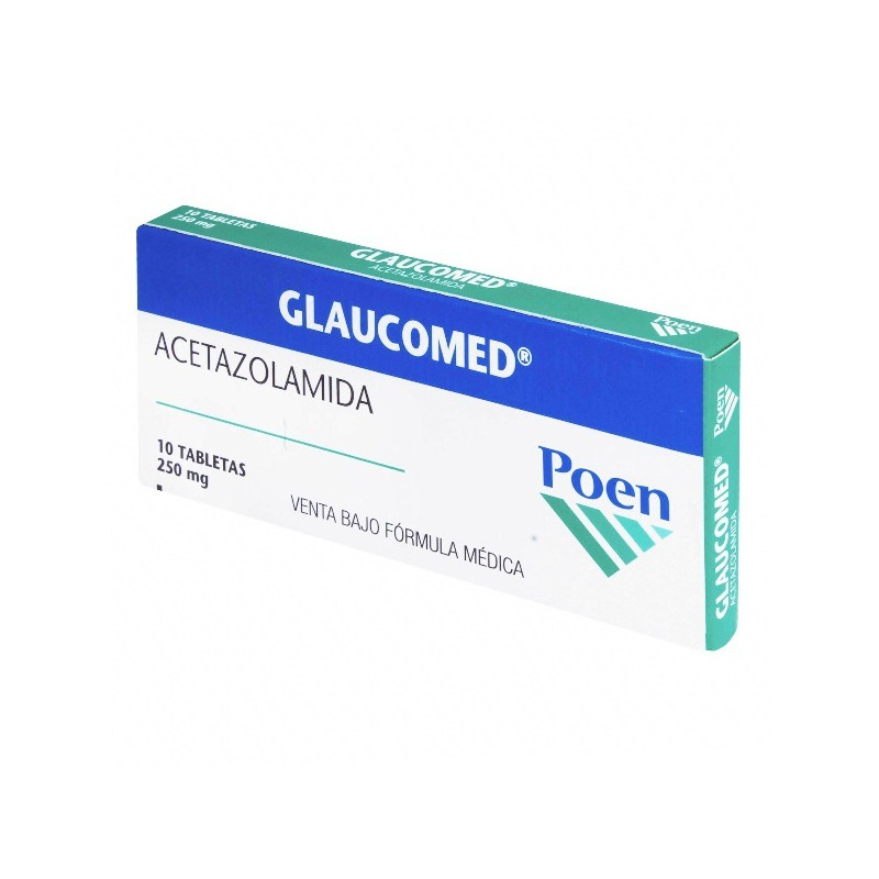 GLAUCOMED 250 MG 10 TABLETAS