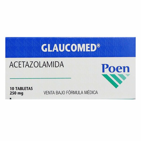 GLAUCOMED 250 MG 10 TABLETAS