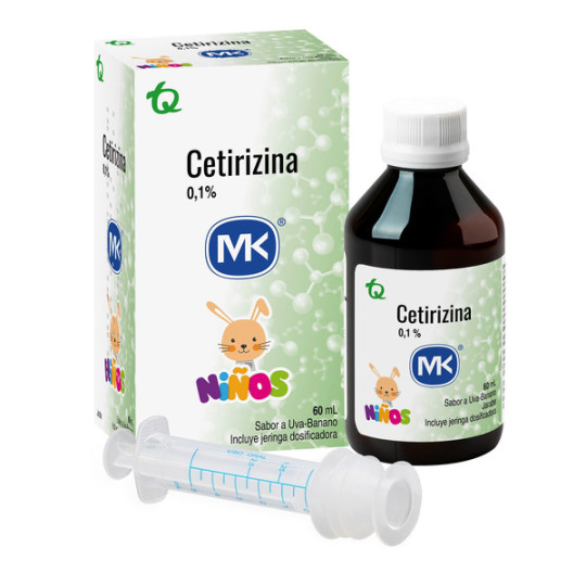 CETIRIZINA JARABE 0.1% 60 ML MK