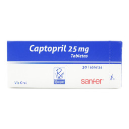 CAPTOPRIL 25 MG 30 TABLETAS RECIPE