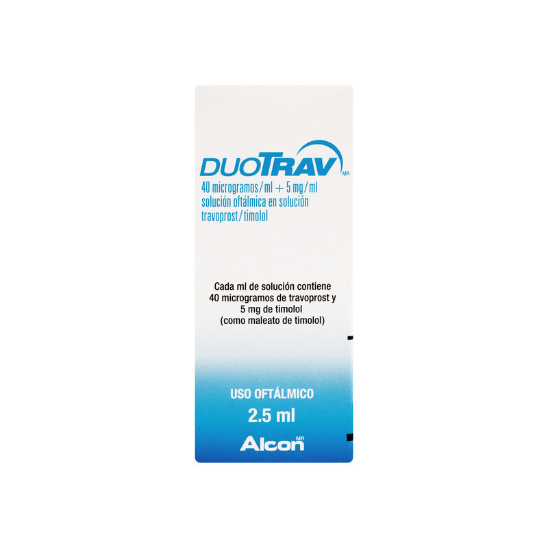 DUOTRAV COLIRIO 2.5 ML