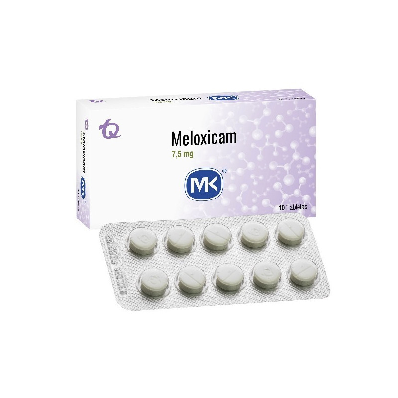 MELOXICAM 7.5 MG 10 TABLETAS MK