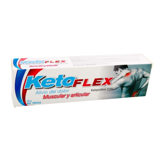 KETOFLEX 2.5% GEL TOPICO 50 G