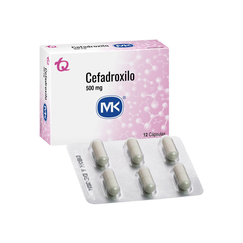 CEFADROXILO 500 MG 12 CAPSULAS MK