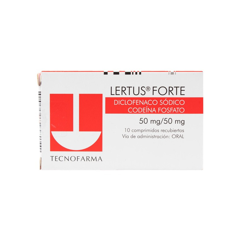 LERTUS FORTE 50/50MG 10 COMPRIMIDOS