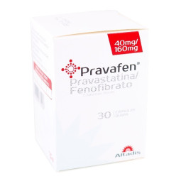 PRAVAFEN 40/160MG 30 CAPSULAS DURA