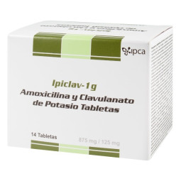 IPICLAV 1G 14 TABLETAS