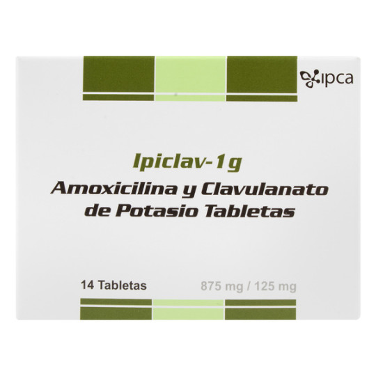IPICLAV 1G 14 TABLETAS