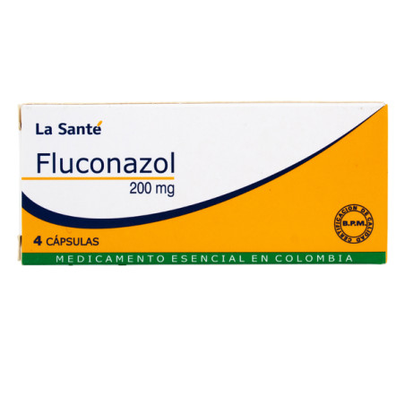 FLUCONAZOL 200 MG 4 CAPSULAS LA SANTE