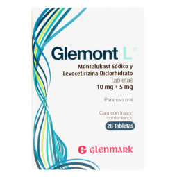 GLEMONT L 10 MG + 5 MG 28 TABLETAS