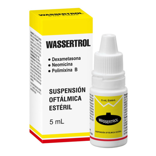 WASSERTROL SOLUCION OFTALMICA 5 ML