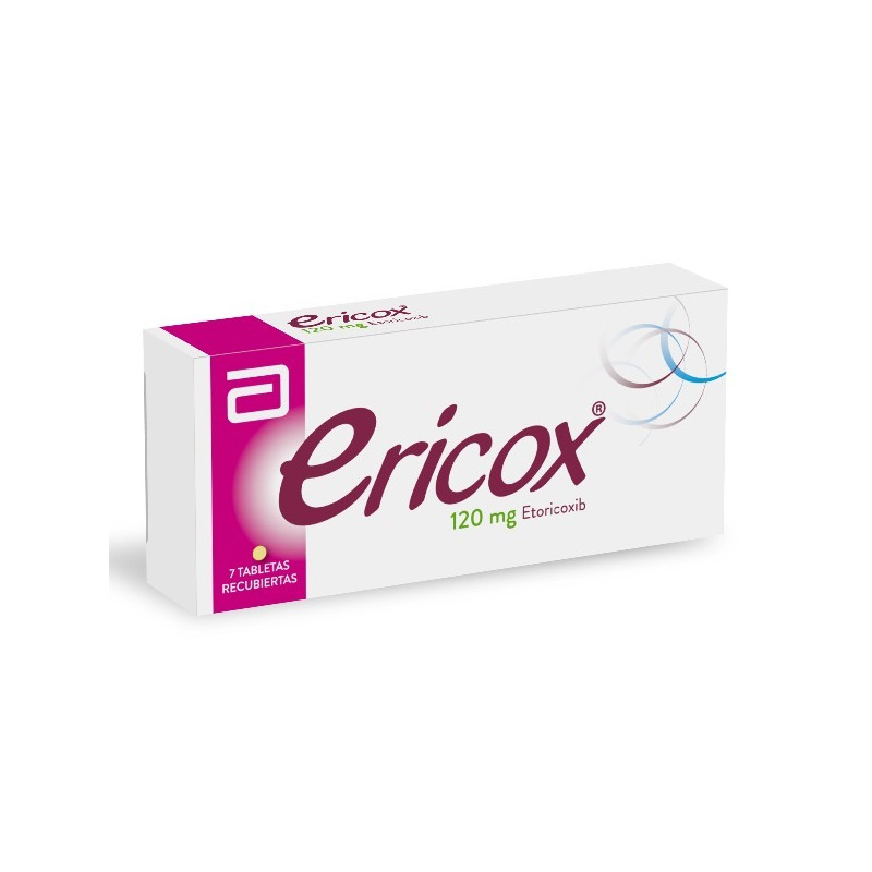 ERICOX 120 MG 7 TABLETAS RECUBIERTAS