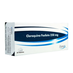 CLOROQUINA 250 MG 20 TABLETAS HUMAX
