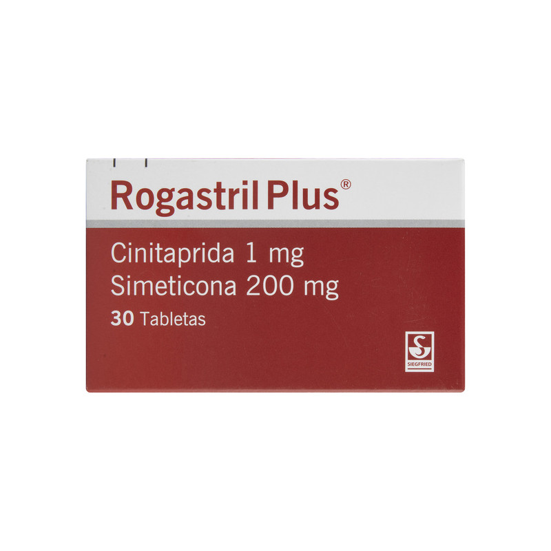 ROGASTRIL PLUS 1/200MG 30 TABLETAS