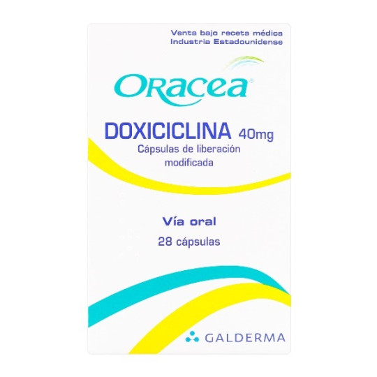 ORACEA 40 MG 28 CAPSULAS DE LIBERACION PROLONGADA