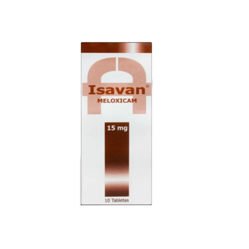 ISAVAN 15 MG 10 TABLETAS