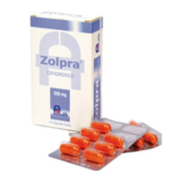 ZOLPRA 500 MG 14 CAPSULAS DURAS