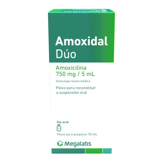 AMOXIDAL DUO 750 MG SUSPENSION 70 ML