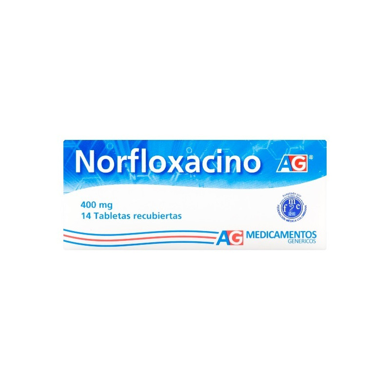 NORFLOXACINO 400 MG 14 TABLETAS RECUBIERTAS AMERICAN GENERICS