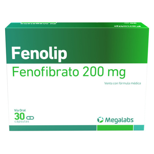 FENOLIP 200 MG 30 CAPSULAS