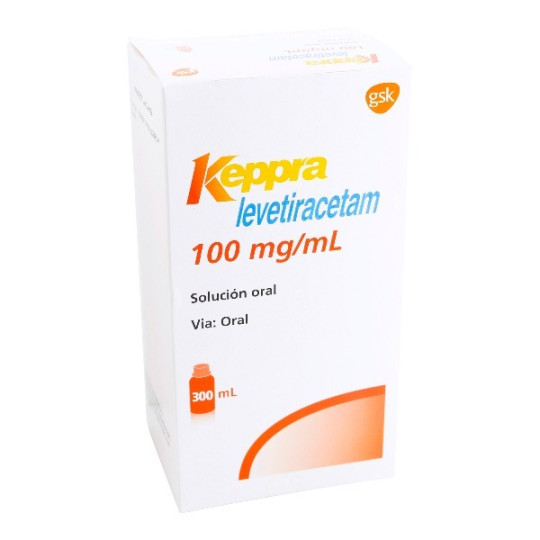 KEPPRA 100MG/ML SOLUCION ORAL 300 ML