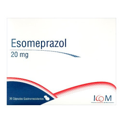 ESOMEPRAZOL 20 MG 30 CAPSULAS GASTRORRESISTENTES ICOMPHARMA